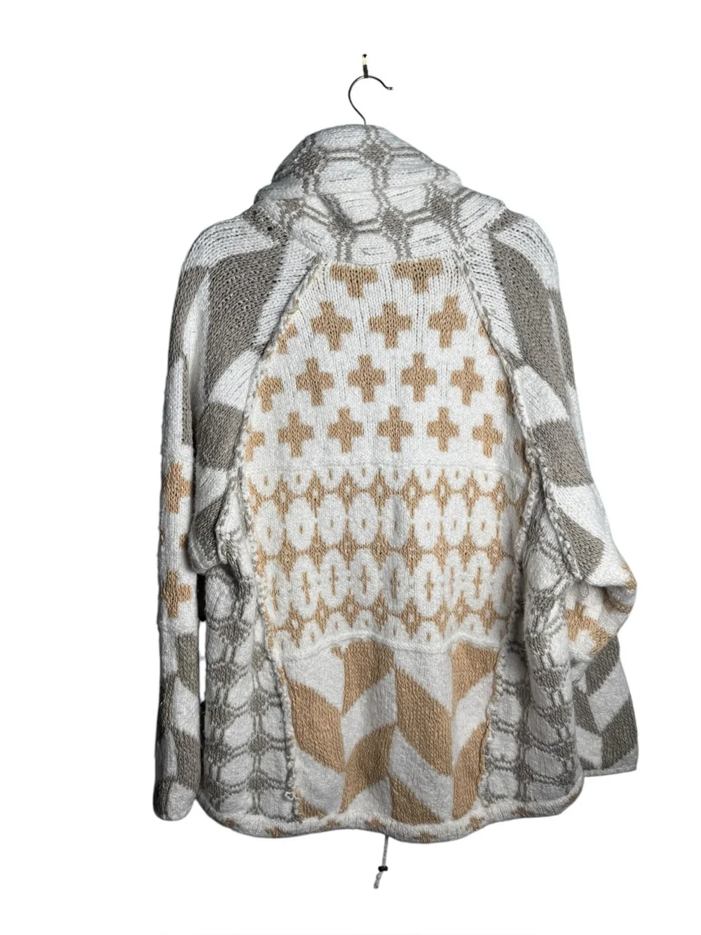 Free People Bright Optimistic Cardigan Seashell Combo NWT M
